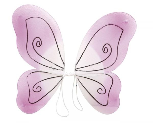 Karnevalové doplňky - Motýlí křídla růžová