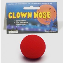 Molitanový klaunský nos červený