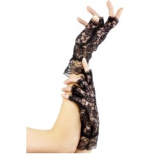 Krajkové rukavice dámské bez prstů