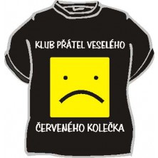 Tričko Klub přátel veselého červeného