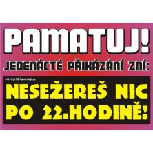 Certifikát Pamatuj! Jedenácté příkázání zní