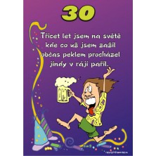 Certifikát 30 pro muže