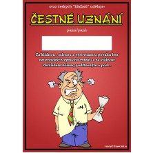 Čestné uznání Svaz kliďasů