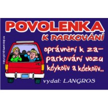 Povolenka k parkování