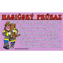 Průkaz Hasičský průkaz