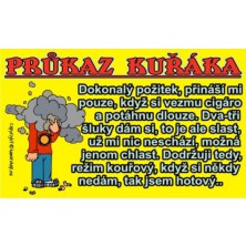 Průkaz Průkaz kuřáka