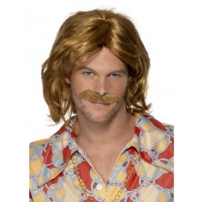 Pánská paruka Super Trouper hnědá