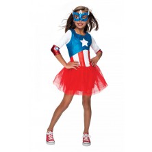 Dívčí kostým Captain America