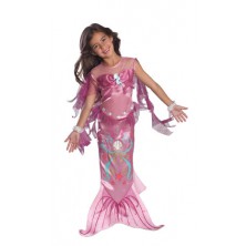 Dětský kostým Mořská panna růžová